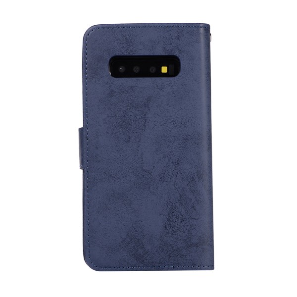 Samsung Galaxy S10 - Praktisk Pung-etui med dobbelt funktion Brun