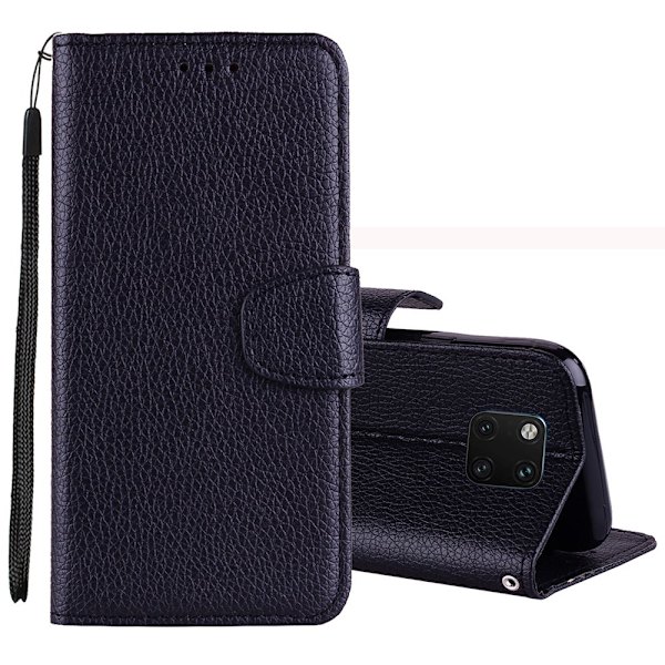 Huawei Mate 20 Pro - Stilrent Plånboksfodral från NKOBEE Svart