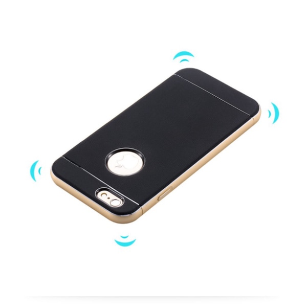 Iphone 6/6S PLUS - FLOVEME's NANO-HYBRID Shockproof skal Svart