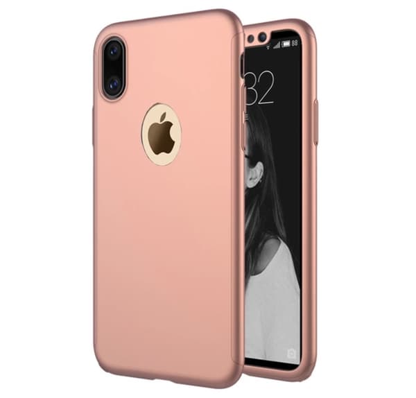 Skyddsfodral till iPhone X/XS Silver/Grå Silver/Grå