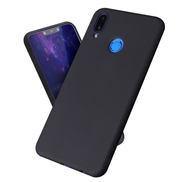 Stilsäkert Smart Silikonskal - Huawei P Smart 2019 (NKOBEE) Svart
