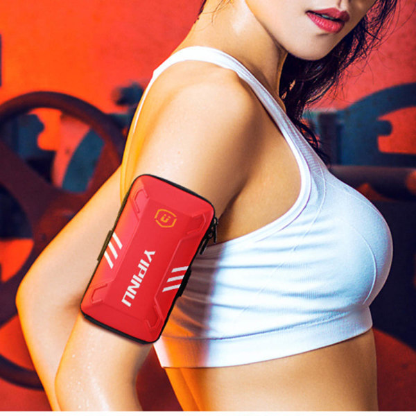 Vedenpitävä Unisex heijastava Sport Fitness käsivarsinauhalaukku Blå