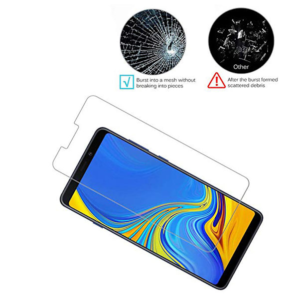 2-PACK Samsung Galaxy A9 (2018) Standard Skärmskydd HD 0,3mm Transparent