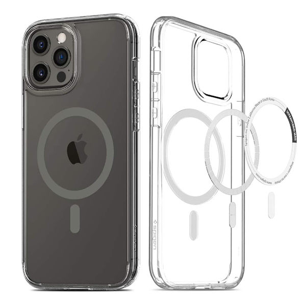 Magneettinen suojakotelo langattomalla latauksella iPhone 13 Prolle Transparent