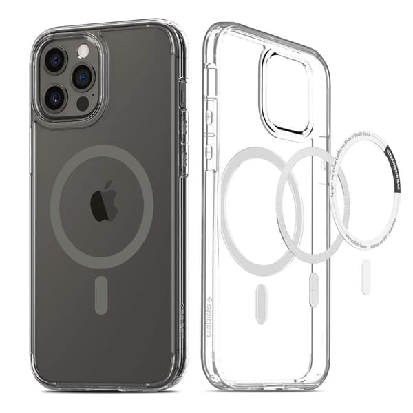 Magnetisk beskyttelsesdeksel med trådløs lading for iPhone 13 Pro Transparent