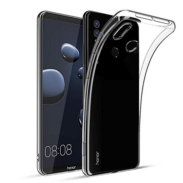 Huawei Honor 10 Lite - Kraftfullt Silikonskal Transparent/Genomskinlig