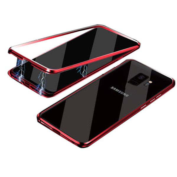 Samsung Galaxy S9 - Suojaava Kaksipuolinen Magneettinen Kuori Röd