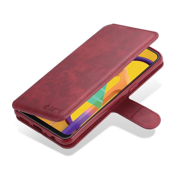 Samsung Galaxy A20S - Stilfuldt Yazunshi Wallet Cover Röd