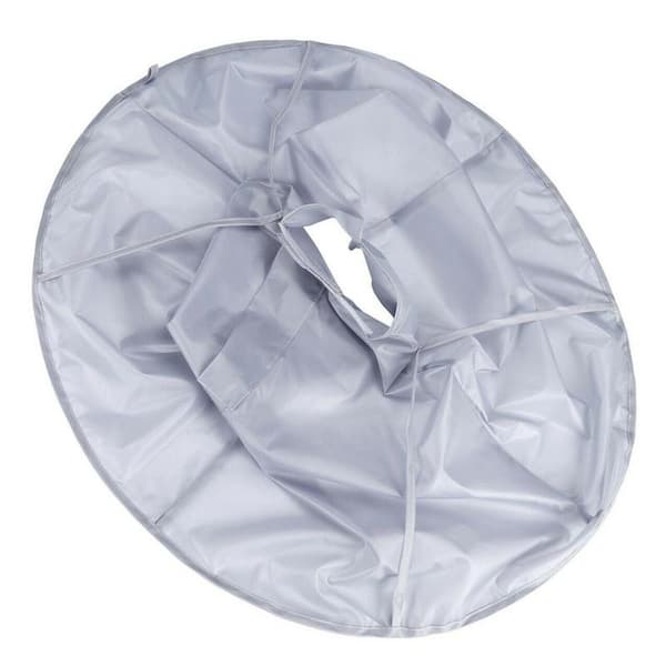 Praktisk Frisørkappe Silver