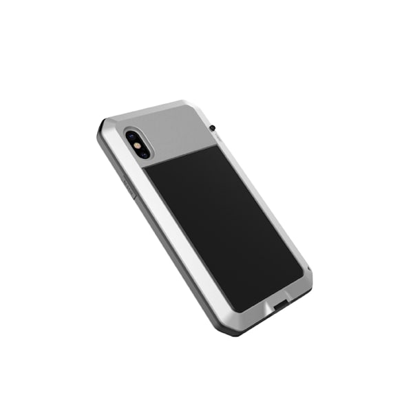 Army HEAVY DUTY Shock Drop (Stryktålig) Aluminum för iPhone X/XS Silver