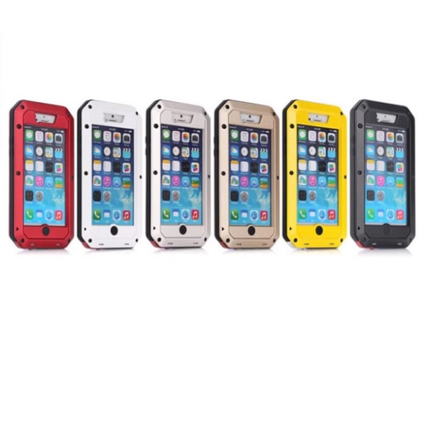 iPhone 6/6S - Aluminum Metal IPhone Cover Stryktåligt Röd