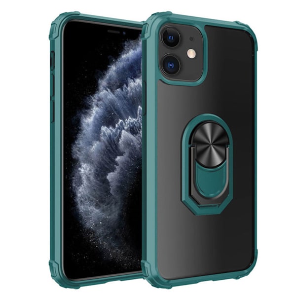 iPhone 12 Skal med Ringhållare Mörkblå