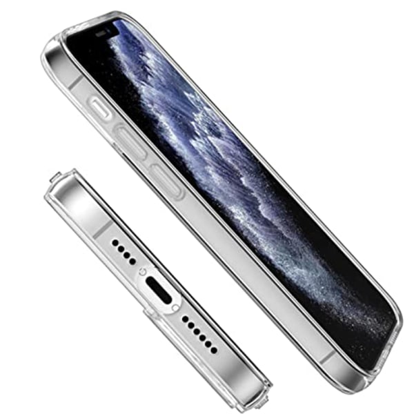 iPhone 15 Pro - Stötdämpande Silikonskal Reptåligt (Tunt) Transparent
