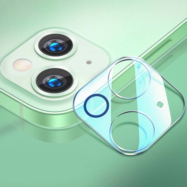 3-PACK iPhone 13 HD kamera linsecover Transparent/Genomskinlig