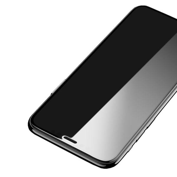iPhone XS Max skjermbeskytter 2.5D med Frame 9H HD-Clear Svart