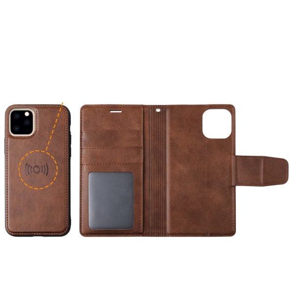 iPhone 11 Pro Max - Professional Wallet Case (2 in 1) Roséguld