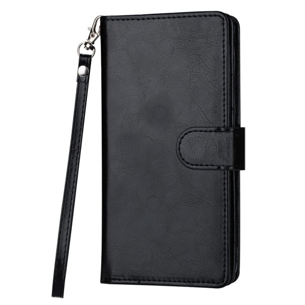 Samsung Galaxy S22 Plus - Smart FLOVEME Wallet Case (9 kort) Turkos