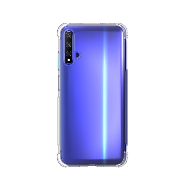 Huawei Nova 5T - St�tt�ligt Silikonskal Rosa/Lila