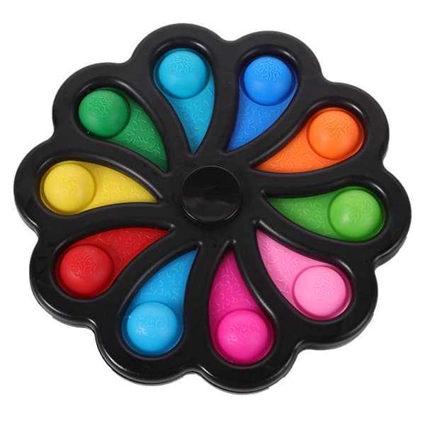 Slittålig Fidget Toy Simple Dimple Pop It Krysantemum