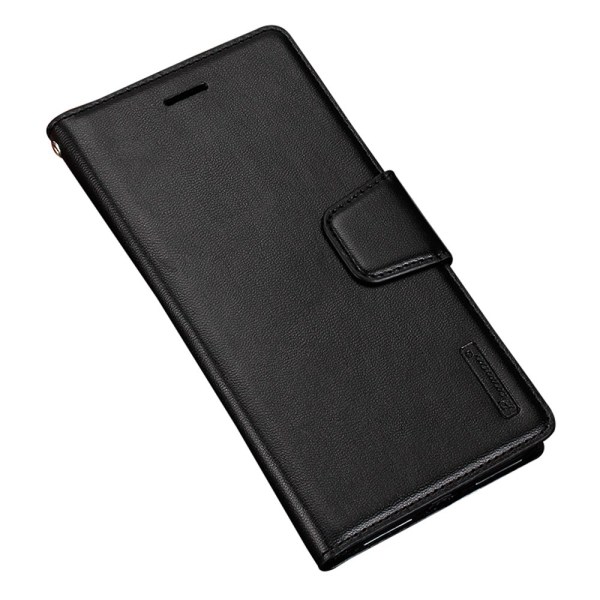 Elegant deksel med lommebok fra Hanman - Samsung Galaxy S8+ Svart