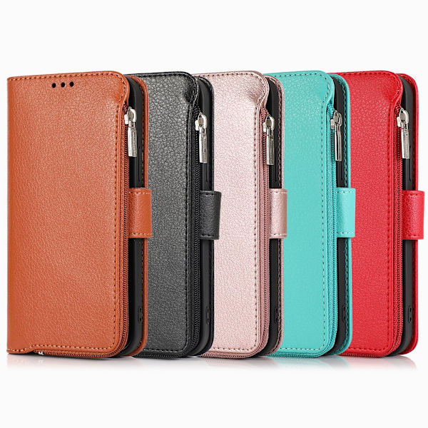iPhone 12 Mini - Välgjort Plånboksfodral Röd