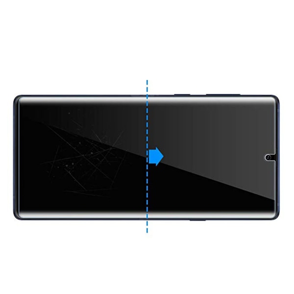 Note 10 2-PACK Näytönsuoja 9H Nano-Soft Screen-Fit HD-Clear Transparent/Genomskinlig