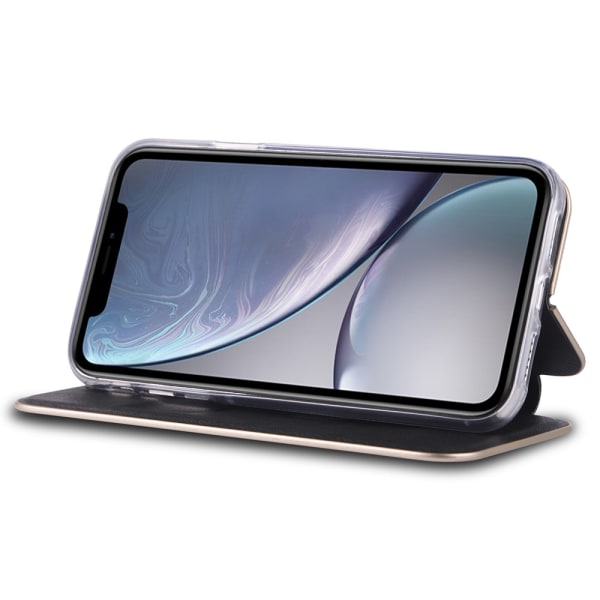 iPhone XR - Stilrent Smart Pl�nboksfodral Brun