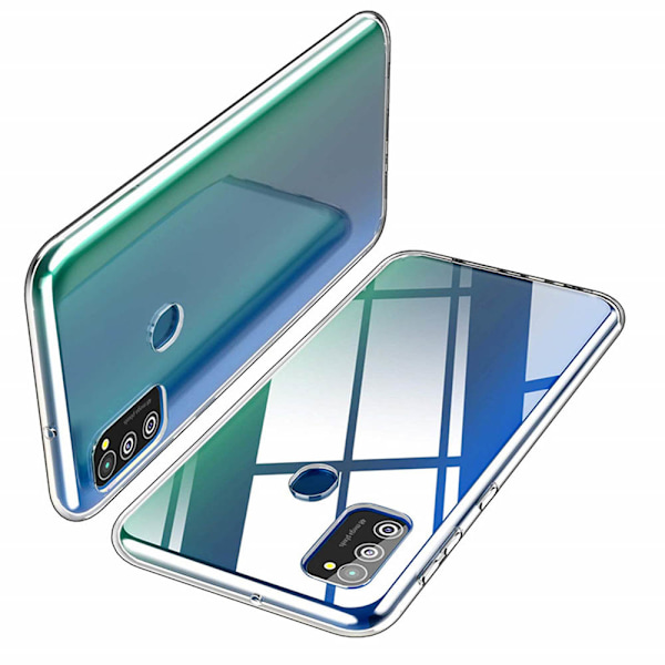 Skyddande Silikonskal - Samsung Galaxy A21S Transparent/Genomskinlig