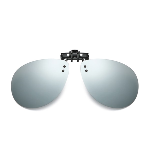 Polarized Exklusiva Solglasögons Överdrag Silver