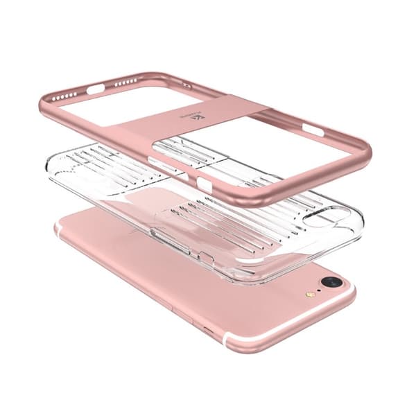 iPhone 6/6S PLUS - HYBRID Skal Stilrent Stötsäkert FLOVEME Vit