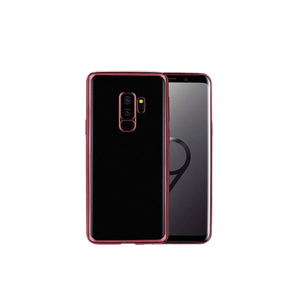 Elegant deksel i myk silikon til Samsung Galaxy S9+ Röd