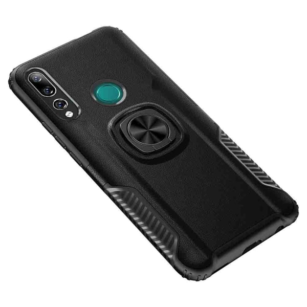 Käytännöllinen kansi sormustelineellä - Huawei P Smart Z Mörkblå