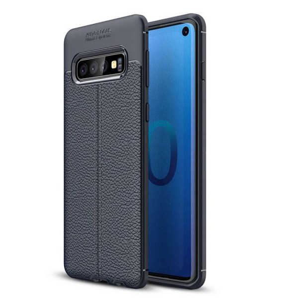 Stilfuldt cover fra AUTO FOCUS til Samsung Galaxy S10 Plus Marinblå