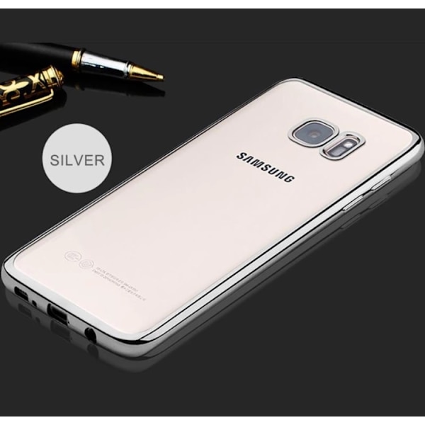 Samsung Galaxy S8 - Stilrent Silikonskal från LEMAN Silver/Grå