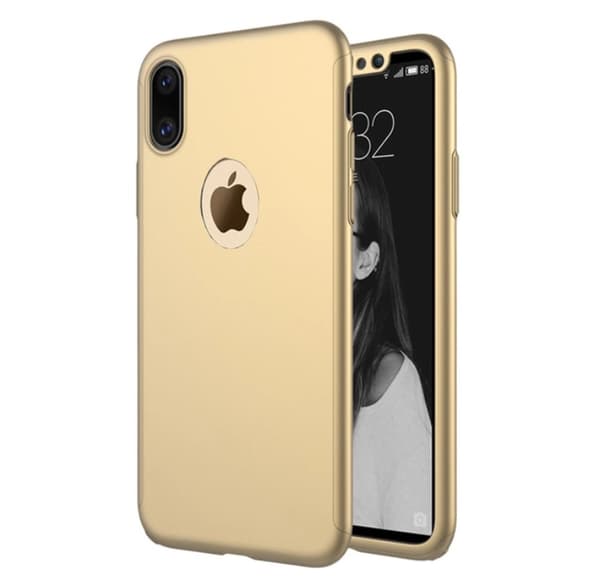 Skyddsfodral till iPhone X/XS Silver/Grå Silver/Grå
