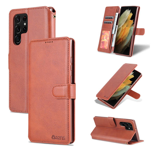 Samsung Galaxy S23 Ultra - Yazunshi Plånboksfodral Svart