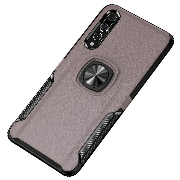 Smart Skal med Ringhållare från LEMAN - Huawei P20 Pro Guld