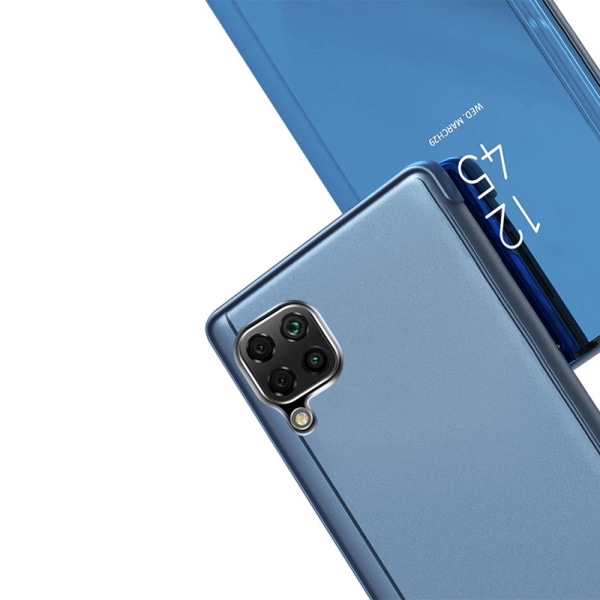 Samsung Galaxy A12 - Tyylikäs ammattimainen Leman-kotelo Himmelsblå