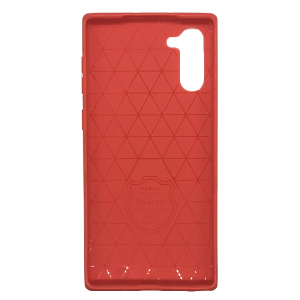 Genomtänkt Stöttåligt Skal - Samsung Galaxy Note10 Röd