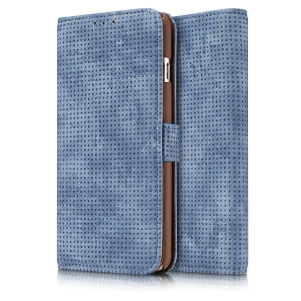Stilig -Vintage Mesh- Lommebokdeksel til iPhone 6/6S Brun