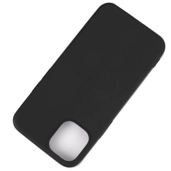 iPhone 12 Pro - Suojaava silikonikuori Svart