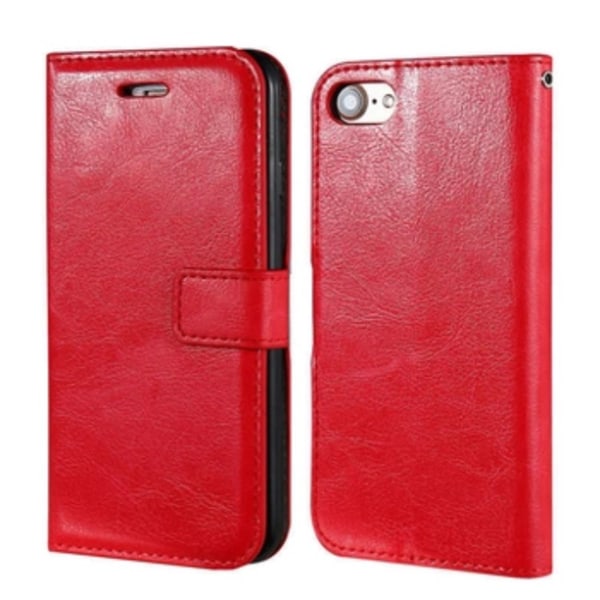 iPhone 7 - Praktisk vintage lommebokveske fra FLOVEME Rosa Rosa