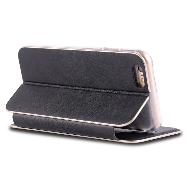 iPhone 8 - Beskyttende effektivt lommebokdeksel Brun