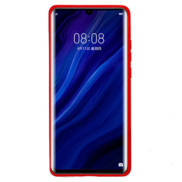 Stötdämpande Stilsäkert Silikonskal - Huawei P30 Pro Mörkblå