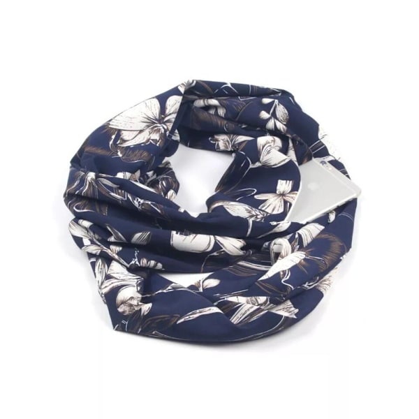 Elegant Bekväm Tunn Ringhalsduk Khaki Leopard