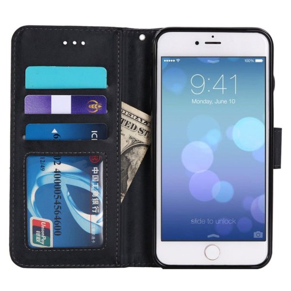 Smart Etui med Dobbeltfunktion til iPhone 8 Lila