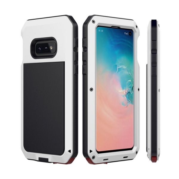 Samsung Galaxy S10E - Heavy Duty Aluminum Protective Cover Guld