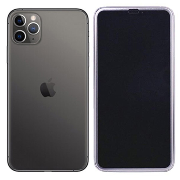 Skærmbeskytter 3D aluminiumsramme iPhone 11 Pro Max 5-PACK Svart