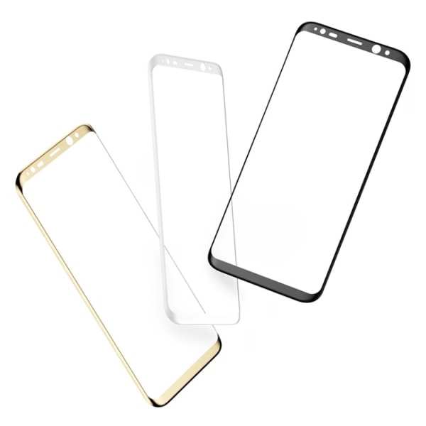 Samsung Galaxy S8 - (2-PACK) HuTech EXXO-näytönsuoja kehyksellä Silver/Grå