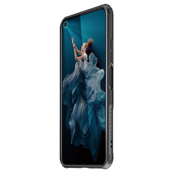 Huawei Nova 5T - Elegant cover med ringholder Svart